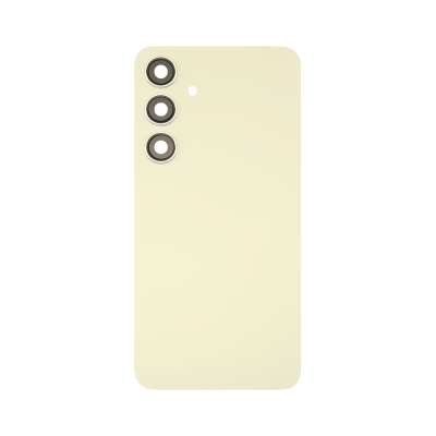 Back Door with Camera Lens for Samsung Galaxy S24 5G Amber Yellow (No Logo)