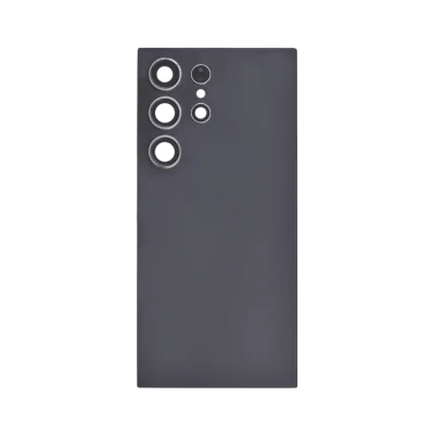 Back Door with Camera Lens for Samsung Galaxy S24 Ultra 5G Titanium Black (No Logo)