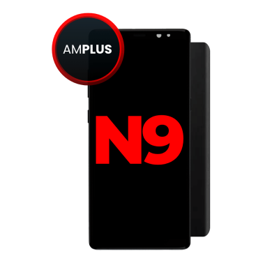 OLED and Digitizer Assembly for Samsung Galaxy Note 9 Midnight Black (With Frame) (Aftermarket)