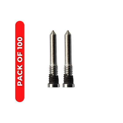 Bottom Screws for iPhone X and up (100 pack) Silver