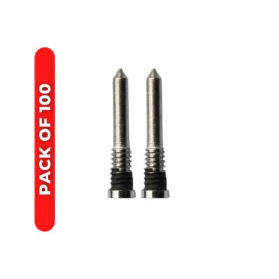 Bottom Screws for iPhone X and up (100 pack) Silver