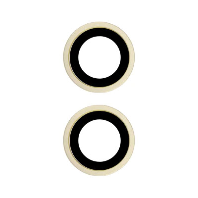 Camera Lens With Bracket for iPhone 15 / iPhone 15 Plus Yellow