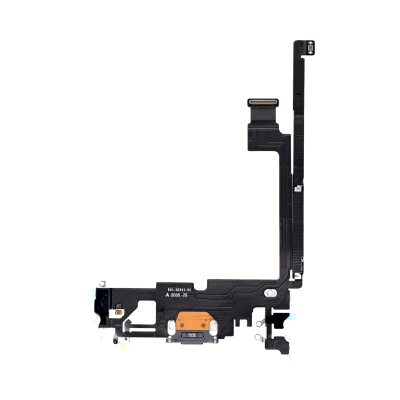 Charging Port for iPhone 12 Pro Max Black (Aftermarket)