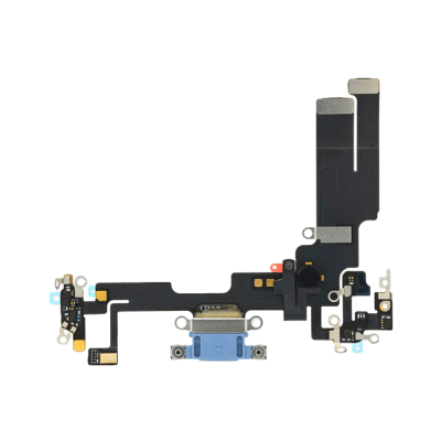 Charging Port for iPhone 14 Blue (Aftermarket)