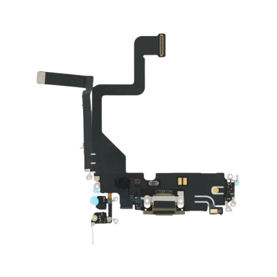 Charging Port for iPhone 14 Pro Gold (Aftermarket)