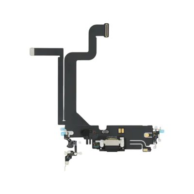 Charging Port for iPhone 14 Pro Max Black (Aftermarket)