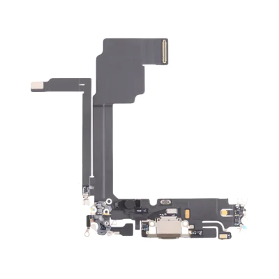 Charging Port for iPhone 15 Pro Max Natural Titanium (Aftermarket)