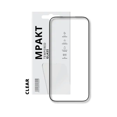 MPAKT Packaged Tempered Glass for iPhone 16 Pro / 17 / 17 Pro (Clear)