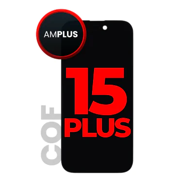 LCD and Digitizer Assembly for iPhone 15 Plus (Aftermarket Plus COF)