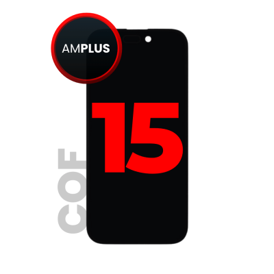 LCD and Digitizer Assembly for iPhone 15 (Aftermarket Plus COF)