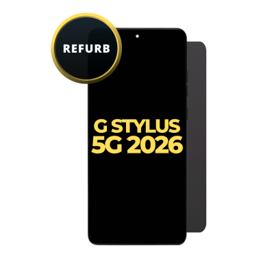 OLED and Digitizer Assembly for Motorola Moto G Stylus 5G Coal Smoke (2026) (XT2619) (with Frame) (Refurbished)