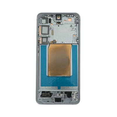 OLED and Digitizer Assembly for Samsung Galaxy S25 Plus 5G (with Frame) Icy Blue (Refurbished)
