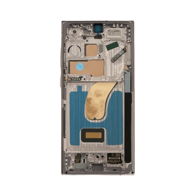 OLED and Digitizer Assembly for Samsung Galaxy S23 Ultra Lavender (with Frame) (Aftermarket Plus / 120hz)