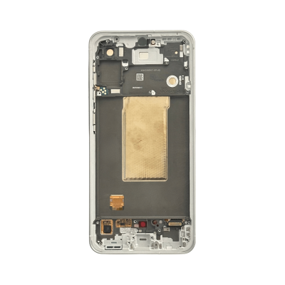 OLED and Digitizer Assembly for Samsung Galaxy A56 5G (A566) (2025) Awesome Lightgray (with Frame) (Refurbished)