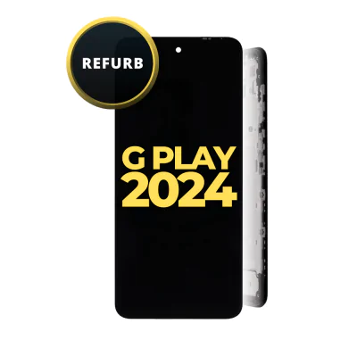 LCD and Digitizer Assembly for Motorola Moto G Play (2024) (XT2413) (with Frame) (Refurbished)
