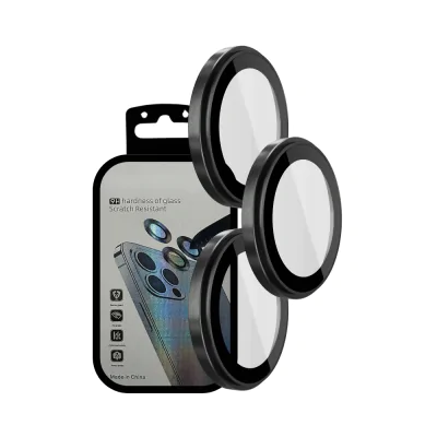 Rear Camera Lens Protector for iPhone 13 Pro / iPhone 13 Pro Max (Black)