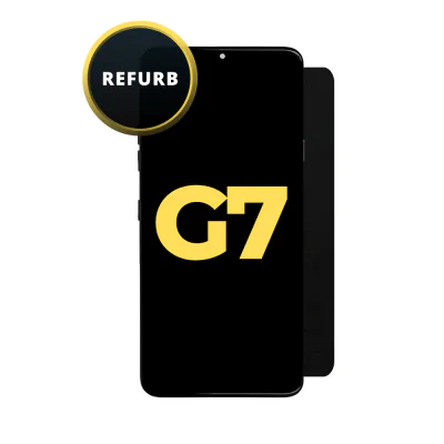 LCD and Digitizer Assembly for LG G7 / G7 Plus / G7 One Black (with Frame) (Refurbished)