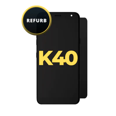 LCD and Digitizer Assembly for LG K40 (2019) / K12 Plus Black (with Frame)