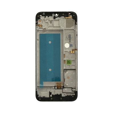 LCD and Digitizer Assembly for LG K41 Black (with Frame) (Refurbished)