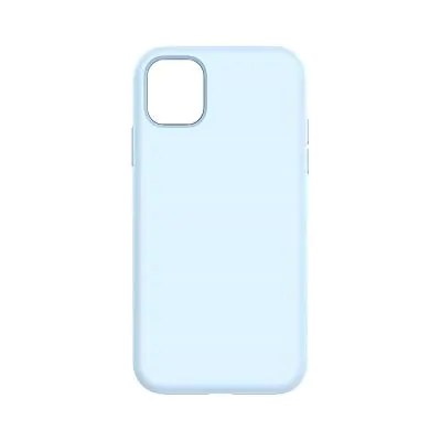 Silicone Phone Case for iPhone 11 Pro Light Blue (No Logo)