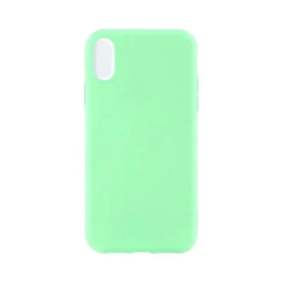 Silicone Phone Case for iPhone XR Mint (No Logo)