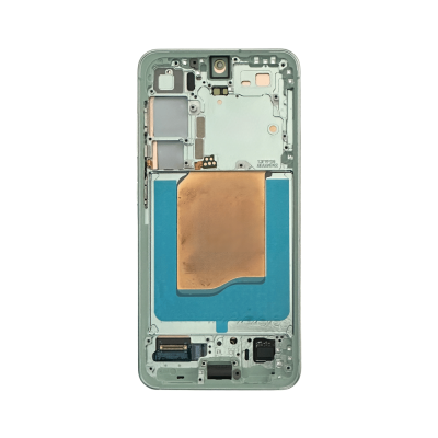 OLED and Digitizer Assembly for Samsung Galaxy S25 5G (with Frame) Mint (Refurbished)