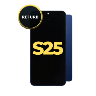 OLED and Digitizer Assembly for Samsung Galaxy S25 5G (with Frame) Navy (Refurbished)
