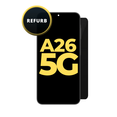 OLED and Digitizer Assembly for Samsung Galaxy A26 5G (A266) (2025) Black (with Frame) (Refurbished)