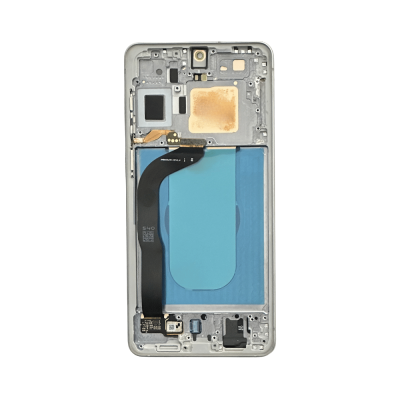 OLED and Digitizer Assembly for Samsung Galaxy S25 Edge 5G (with Frame) Titanium Silver / Titanium Icyblue (Refurbished)