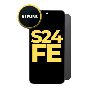 Oled and Digitizer Assembly for Samsung Galaxy S24 FE 5G Graphite (with Frame) (Refurbished)