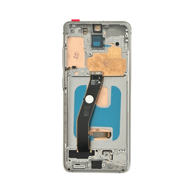 OLED and Digitizer Assembly for Samsung Galaxy S20 5G Cosmic Grey (with Frame) (for Non-Verizon Frames) (Aftermarket)