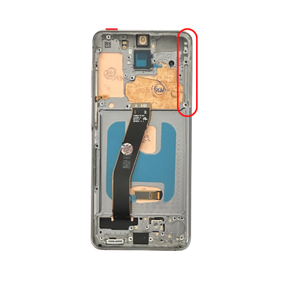 OLED and Digitizer Assembly for Samsung Galaxy S20 5G Cosmic Grey (with Frame) (for Verizon Frame) (Aftermarket)