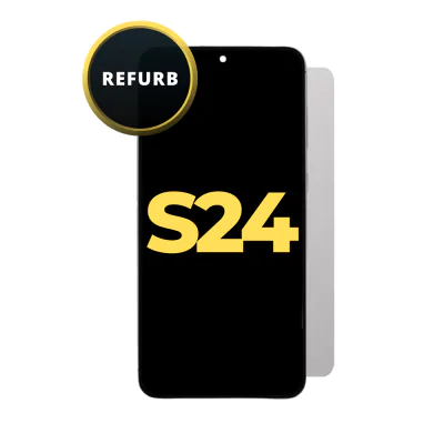 OLED and Digitizer Assembly for Samsung Galaxy S24 5G Marble Gray (with Frame) (Refurbished)