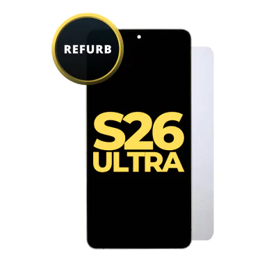 OLED and Digitizer Assembly for Samsung Galaxy S26 Ultra 5G (with Frame) White (Refurbished)