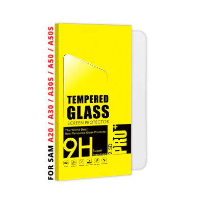Packaged Tempered Glass for Samsung Galaxy A20 (A205) / Galaxy A30 (A305) / A30S (A307) / Galaxy A50 (A505) / A50S (A507) (Clear)