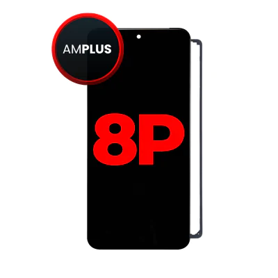 OLED and Digitizer Assembly for Google Pixel 8 Pro Black (with Frame) (Aftermarket)