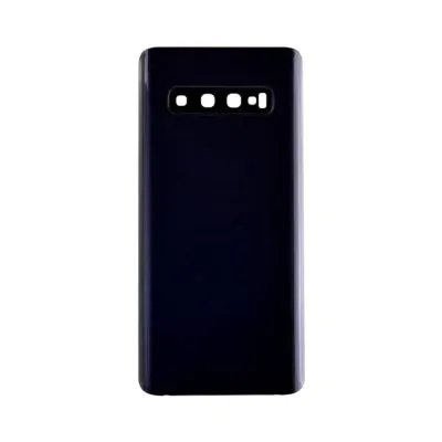 Back Door for Samsung Galaxy S10 Ceramic Black (No Logo)