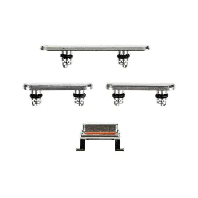 Button Set for iPhone X Silver
