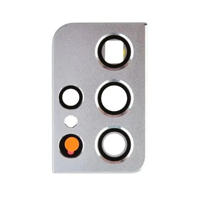Rear Camera Glass with Bracket (Glass Included) for Samsung Galaxy S21 Ultra Silver