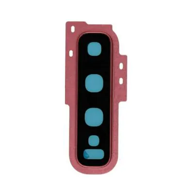 Rear Camera Lens with Bracket (Glass Included) for Samsung Galaxy S10 Pink
