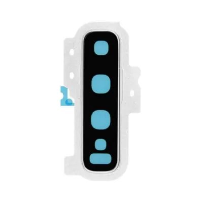 Rear Camera Lens with Bracket (Glass Included) for Samsung Galaxy S10 Plus White