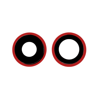 Rear Camera Lens with Bracket for iPhone 11 Red