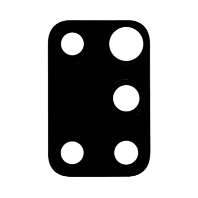 Rear Camera Lens without Bracket for Samsung Galaxy A21S (A217) Black