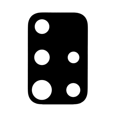 Rear Camera Lens without Bracket for Samsung Galaxy A51 5G (A516) Black