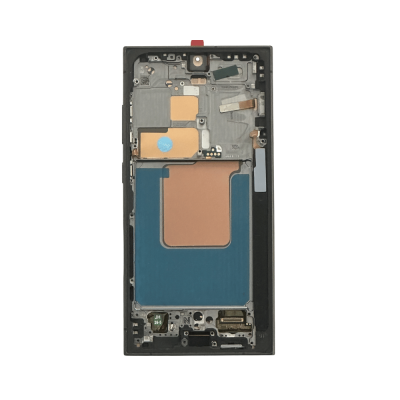 OLED and Digitizer Assembly for Samsung Galaxy S24 Ultra 5G Titanium Black (with Frame) (Aftermarket Plus / 120hz)