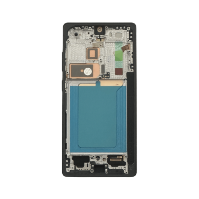 OLED and Digitizer Assembly for Samsung Galaxy S25 Ultra 5G (with Frame) Titanium Black (Aftermarket Plus)