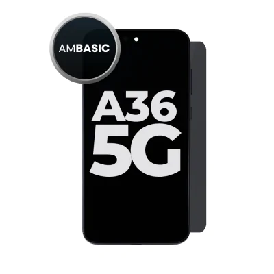 LCD and Digitizer Assembly for Samsung Galaxy A36 5G (A366) (2025) Black (with Frame) (Aftermarket)