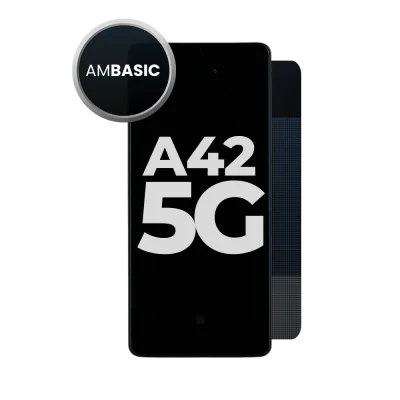 LCD and Digitizer Assembly for Samsung Galaxy A42 5G (A426) (with Frame) Black (Aftermarket)