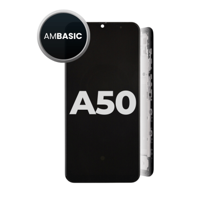 LCD and Digitizer Assembly for Samsung Galaxy A50 (A505) (with Frame) (Aftermarket)