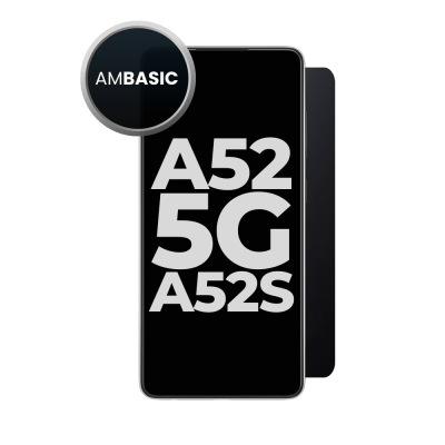 LCD and Digitizer Assembly for Samsung Galaxy A52 5G (A526) / A52s (A528) (with Frame) Black (Aftermarket)